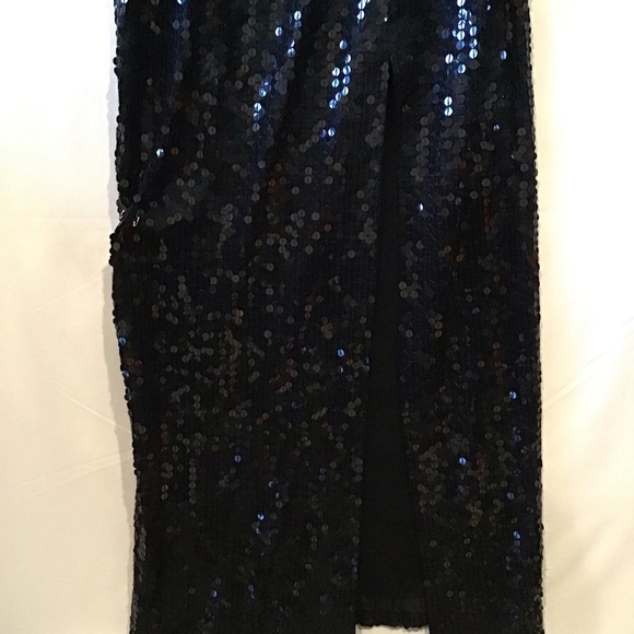 Niteline Black Sequin Gown/Prom Dress - Picture 5 of 8